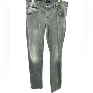 Men's Hudson Gray Straight Leg Jeans